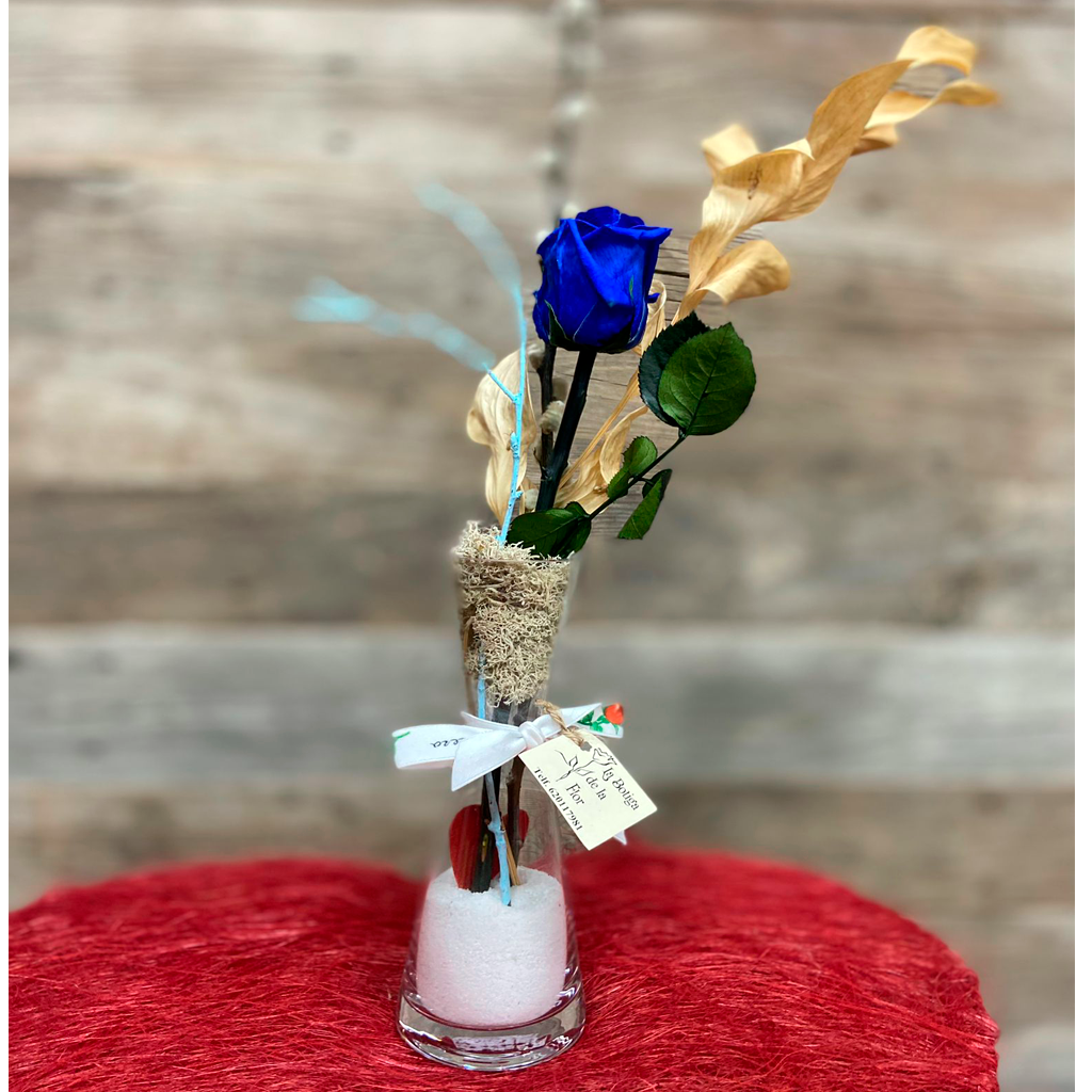 vaso elegante rosa azul genial regalo por san valentin
